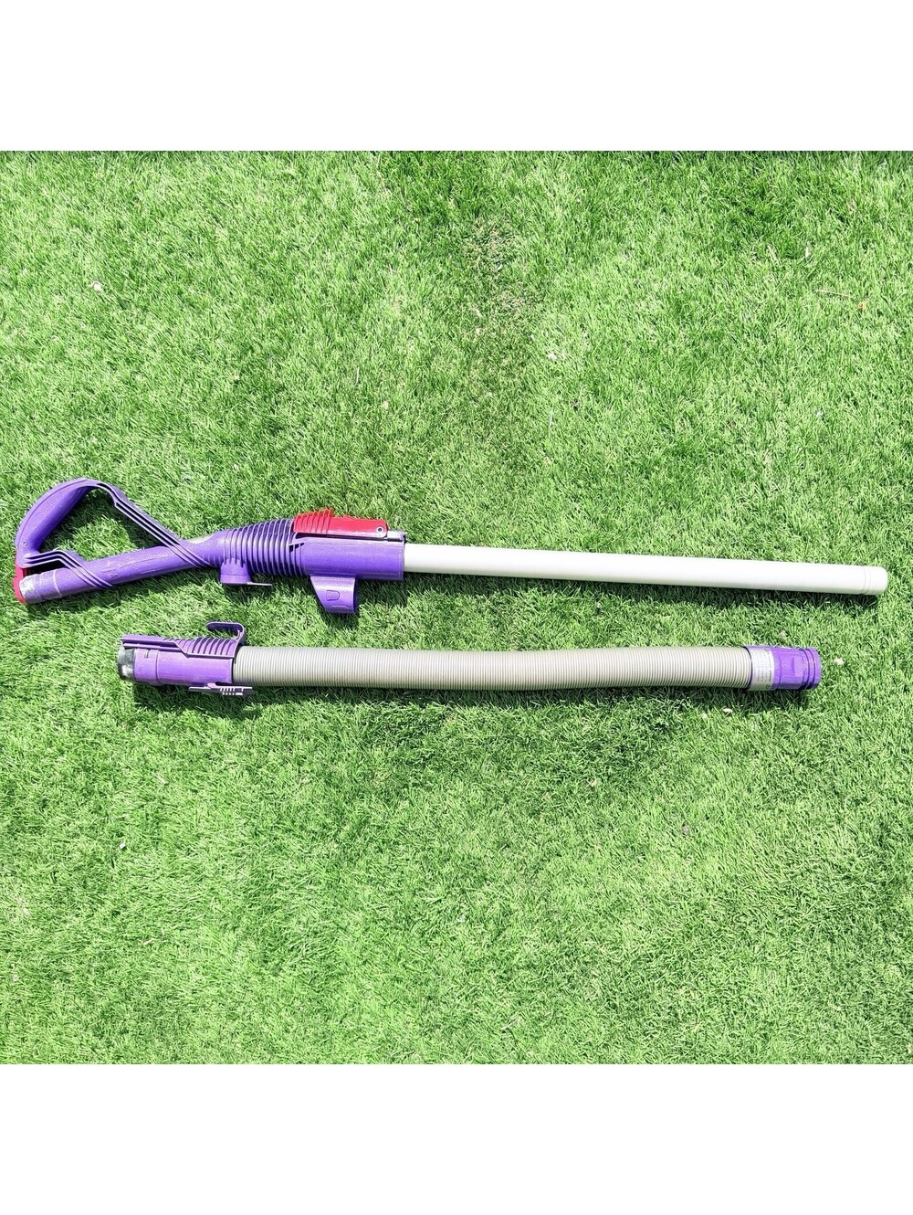 Dyson DC07 Upright Vacuum Extension Wand Handle And Stretch Hose Combo Assembly